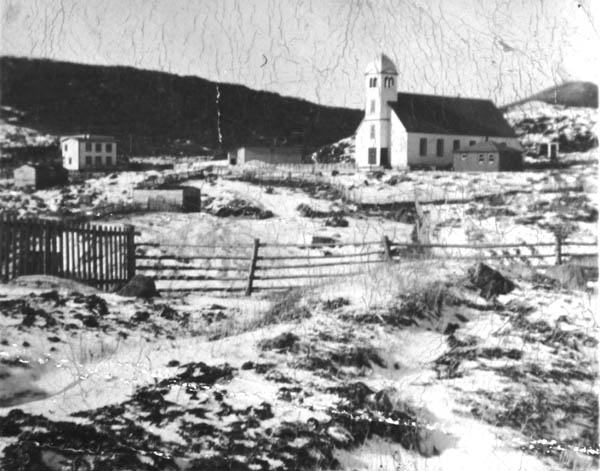 337: Red Island church in winter. [courtesy of Jenny (Norman) Collier]
